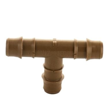 Imagem de Netafim T de inserção Techline de 17 mm - Conector de T farpado de irrigação por gotejamento (50 peças) | Compatível com tubulação de linha de gotejamento de 1/2" | | Rega de jardim