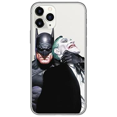 Imagem de ERT GROUP Capa de TPU original DC Batman para iPhone 11 Pro MAX, capa de silicone líquido, flexível e fina, protetora para tela, à prova de choque e antiarranhões