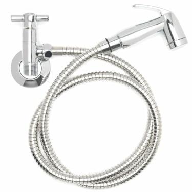 Imagem de Ducha Higienica Cromada Estrela Acionamento Com 1/4 de Volta