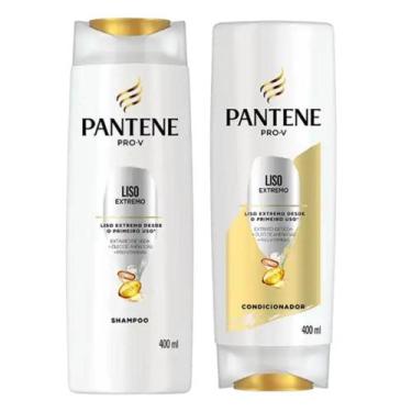 Imagem de Shampoo + Condicionador Pantene Pro-V Liso Extremo 400ml