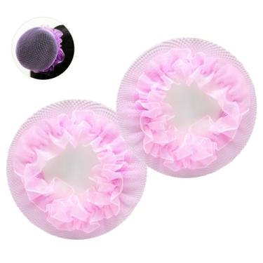 Imagem de Rede de cabelo, redinha para Coque - uso adulto e infantil (rosa)