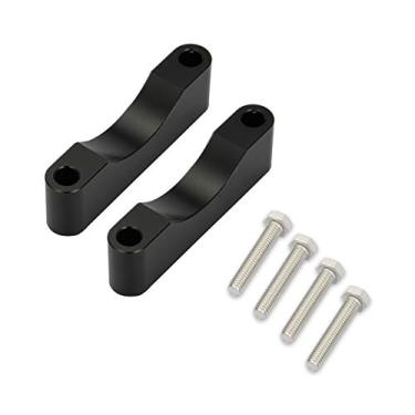 Imagem de Kit de suporte de espaçador frontal para para-lama preto compatível com 53,34 cm 58 cm 66 cm Fender Fit 1997-2013 Harley Touring Electra Glide Road King Street Glide FLT FLH Modelos