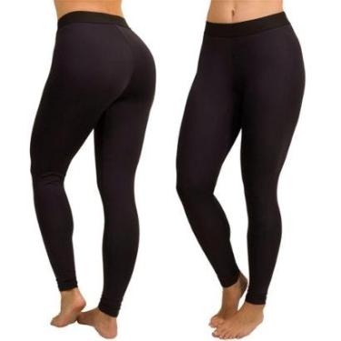 Imagem de KIT 2 Calça Térmica Proteção UV Vekyo Verão Adulto Segunda Pele Ciclista Frio Moda Fitness-Feminino