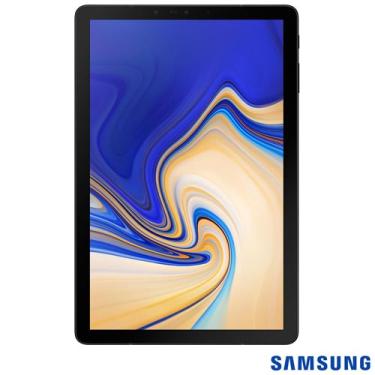 Imagem de Tablet Samsung Galaxy Tab S4 Preto com 10,5?, 4G & Wi-Fi, Android 8.1, Processador Octa-Core 2.4GHz e 64GB