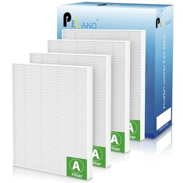 Imagem de Filtros de substituição 115115 C535 para Winix PlasmaWave C535, 5300, 6300, 5300-2, 6300-2, P300, 9000, 5000, 5000B, para filtro Winix tamanho 21 A - pacote com 4 apenas Hepa