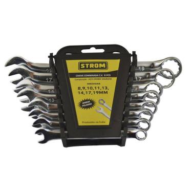 Imagem de Jogo De Chaves Combinadas 8 Peças - H200040 - Strom