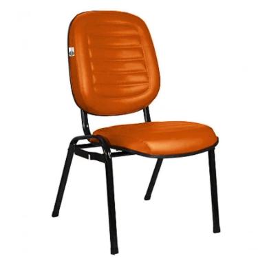 Imagem de Cadeira Empilhável Para Igrejas Evangélicas Linha Holy Laranja