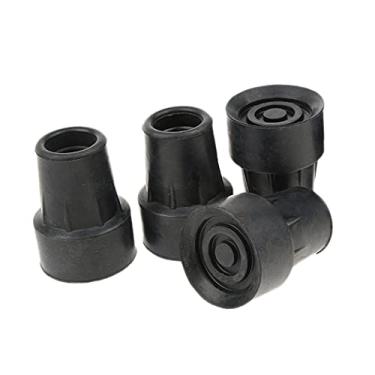 Imagem de SDENSHI 4 pçs Almofada para Muletas de Bengala Heavy Duty Ferrules End Bottom 19 mm/16 mm - 16 mm