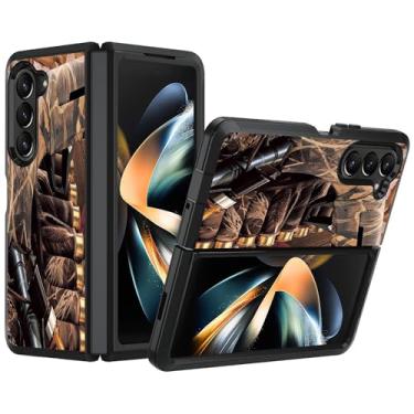 Imagem de BWOOLL Capa protetora para Samsung Galaxy Z Fold 6, de grau militar, resistente, à prova de choque, dobrável, elegante, capa protetora para Galaxy Z Fold 6 5G 2024, isca de espingarda de camuflagem de