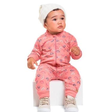 Imagem de Macacão em Moletom Estampado Bebê Menina Kely Kety-Feminino