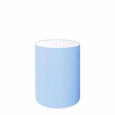 Imagem de Cúpula Abajur Cilíndrica Cp-8006 Ø18x25cm Azul Bebê