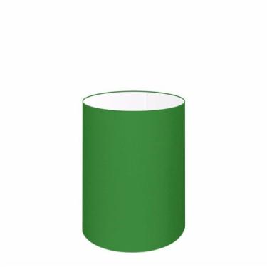 Imagem de Cúpula Abajur Cilíndrica Cp-8003 Ø15x20cm Verde Folha