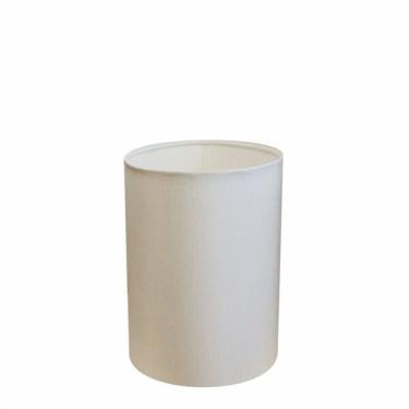 Imagem de Cúpula Abajur Cilíndrica Cp-8002 Ø13x30cm Branco