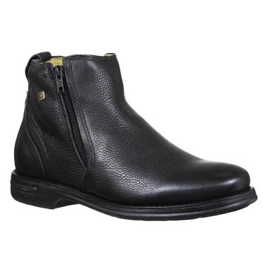 Imagem de Botina Masculina Bico Redondo Preto Zebu 35394