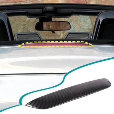 Imagem de Acabamento da terceira luz de freio de montagem alta compatível com Mazda MX-5 2016-2023, terceira luz de freio de montagem alta, aplique decorativo para lâmpada central traseira, adequado para versão