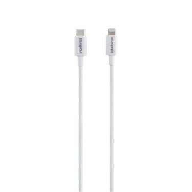 Imagem de Cabo USB-C para Lightning Intelbras com 1,2m EUCL 12PB Branco