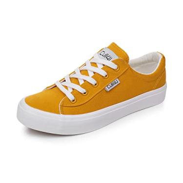 Imagem de Cull4U Tênis feminino Tendency Lowtop, Amarelo, 35