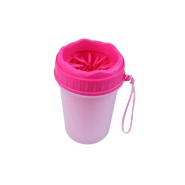 Imagem de Lava Patas  - Cães e Gatos - Tamanho P - ZUKA PETS, Rosa 