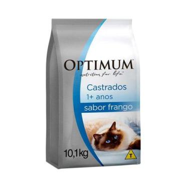 Imagem de Ração Optimum para Gatos Adultos Castrados 1+ anos sabor Frango - 10,1