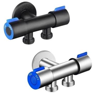 Imagem de Válvula Triangular De Aço Inoxidável Para Torneira De Máquina De Lavar