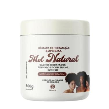 Imagem de Máscara Mel Natural Modelagem e Fitagem Cachos Trihair 500g
