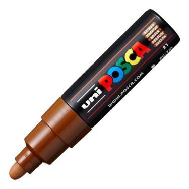 Imagem de Caneta Uni Posca Pc 7m Marrom Uniball, MARROM 21