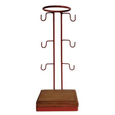 Imagem de Suporte Rústico Em Ferro E Madeira Mancebo Café Coador - D'Cor & Art, 