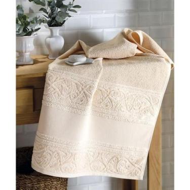 Imagem de Toalha de Lavabo para Pintura Felpuda Jacquard Softart Salmão Dohler -
