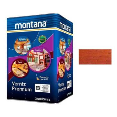 Imagem de Verniz Para Madeira Tingidor Montana Escolher Cor 18 Lt, Mogno