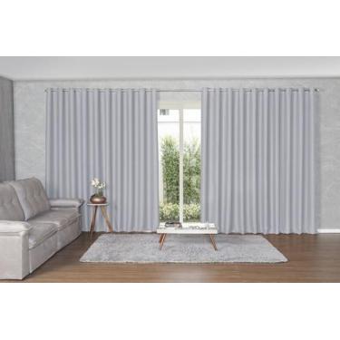 Imagem de Cortina Para Porta 7 Metros Tecido Blackout Grosso 7,00x2,70 Para Varã