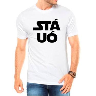 Imagem de Camiseta Masculina Branca Star Wars 09 - DESIGN CAMISETAS, Branco, P