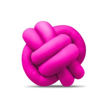 Imagem de Almofada Nó Nozinho Escadinavo - Gabi Flor Confecções, Pink