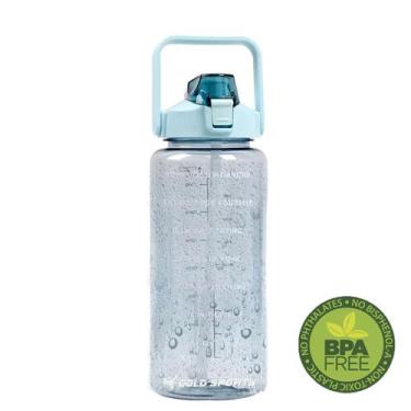 Imagem de Garrafa Squeeze Plástica Gold Sports Translucida Fitness II - BPA- FRE