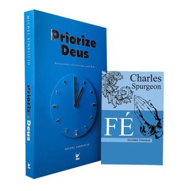 Imagem de Kit Devocional Priorize Deus + Fé Charles Spurgeon - Editora Vida
