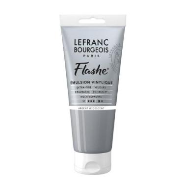 Imagem de Tinta Acrílica Flashe Lefranc 80ml 832 Silver Iridescent - Lefranc & B