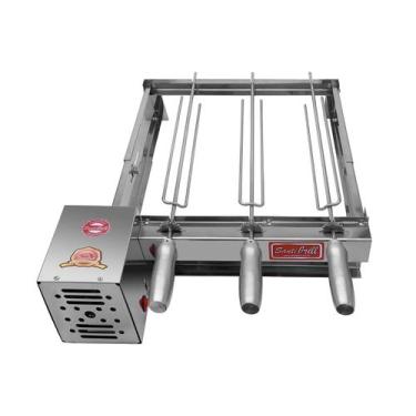 Imagem de Grill Giratório/rotatório 3 Espetos Baixo - SantiGrill
