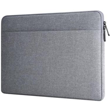 Imagem de HEDUGO Capa para laptop com bolso acessório acolchoado bolsa de transporte para computador de 15,6 polegadas compatível com HP Dell Lenovo Asus capa protetora para laptop para