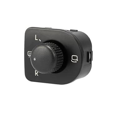 Imagem de X AUTOHAUX Interruptor retrovisor elétrico com controle remoto para Volkswagen Jetta 1999-2005 1J1959565E