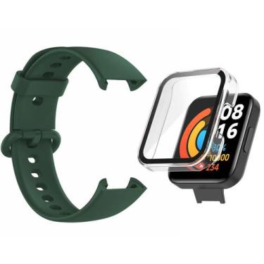 Imagem de Kit Pulseira + Full Case para Mi Watch 2 Lite - Estilo no Pulso, Verde