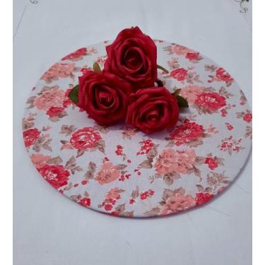 Imagem de Capinhas de sousplat dupla face - Teka_decor Mesa posta , Vermelho