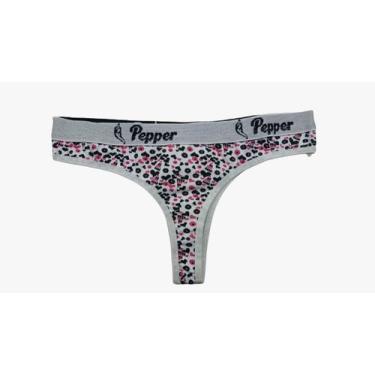 Imagem de Kit 03 Calcinhas Cotton Algodão Adulto Revenda Atacado - PEPPER, M