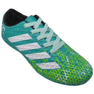 Imagem de Chuteira Infantil Futsal Tênis Futebol de Salão Runway Verde, 28, Verd