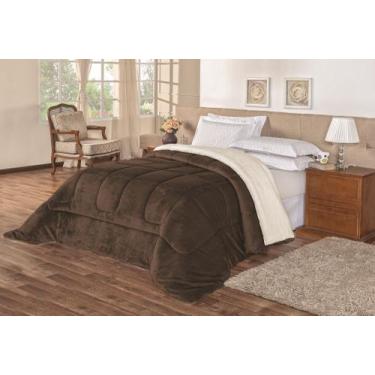 Imagem de Cobertor dupla face queen especial tipo coberdrom pele de carneiro 2,4