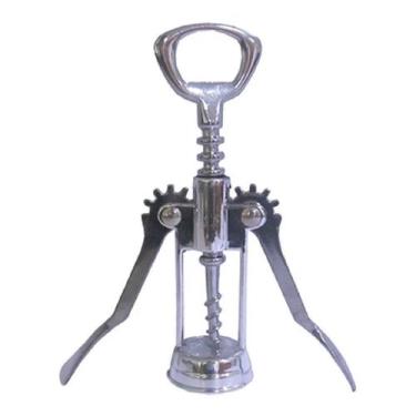 Imagem de Kit 02 Saca Rolhas Aço Inox Abridor De Garrafa De Vinho - Eye Produtcs