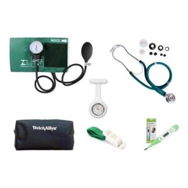 Imagem de Kit Para Estágio Enfermagem E Fisioterapia Completo - Premium,  Verde