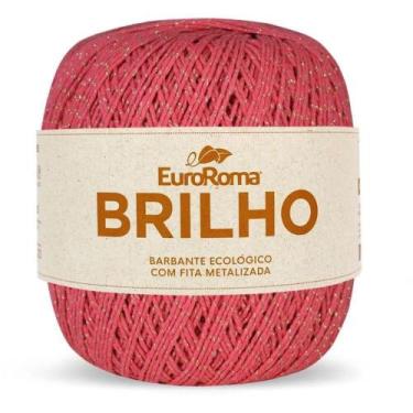 Imagem de Barbante Brilho Ouro Nº 6 406m 400g Melancia 1070 Euroroma