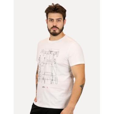 Imagem de Camiseta Reserva Masculina Acelerados Chassi Branca, M/M