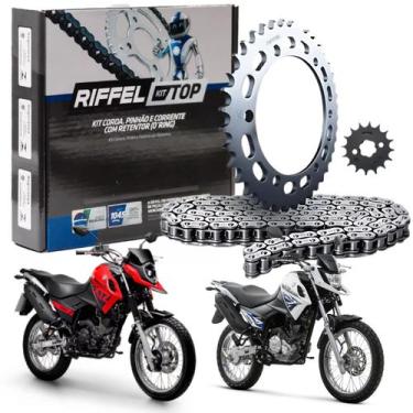 Imagem de Kit Relaçao Riffel C Retentor Xtz Crosser 150 2014 2015 2016 2017 2018