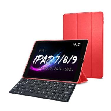 Imagem de Capa Case iPad 9 ª Geração 10,2 - (2021) com teclado - Álamo, Vermelho