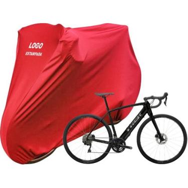 Imagem de Capa De Tecido Para Bike Com Logo Trek Domane ALR Gravel - Mz, Vermelh